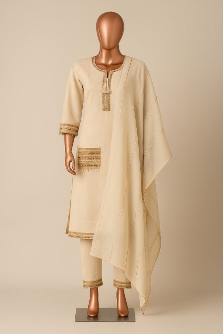 Organza readymade suit with dupatta