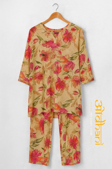 Glace cotton coordset