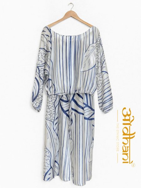 Silky satin causally wear coordset