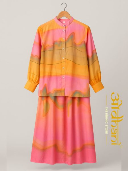 Pure muslin coordset