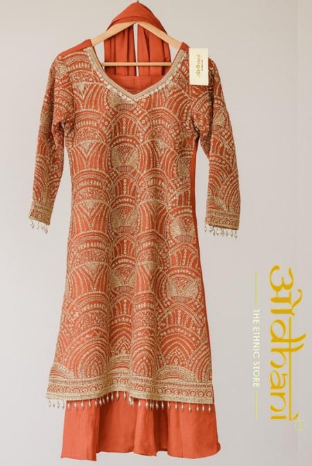 Chiffon suit with Sahara set