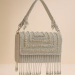 Clutuch bag with beautiful tesel design rate